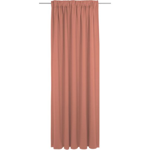 4004567472856 - Vorhang WIRTH Uni Collection light orange Gardinen 365cm Multifunktionsband 142cm Baumwolle (Bio-Baumwolle) nach Maß B142cm H365cm