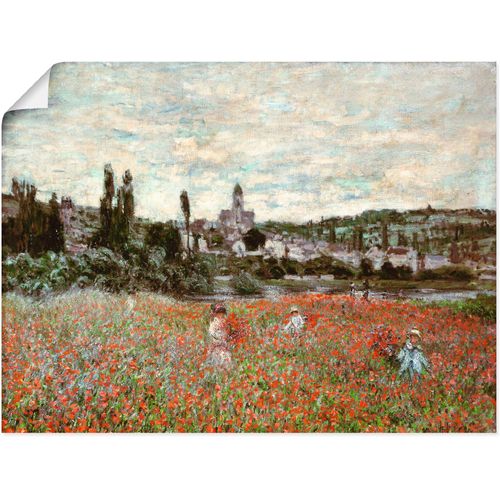 4058661178022 - Wandbild ARTLAND Mohnfeld bei Vetheuil Ca1880 Bilder Gr B H 60 cm x 45 cm Poster Blumenwiese 1 St rot Bild Leinwandbild Kunstdrucke Bilder als Alubild Leinwandbild Wandaufkleber oder Poster in versch Größen 4058661178022 - Wandbild ARTLAND Mohnfeld bei Vetheuil Ca1880 Bilder Gr B H 60 cm x 45 cm Poster Blumenwiese 1 St rot Bild Leinwandbild Kunstdrucke Bilder als Alubild Leinwandbild Wandaufkleber oder Poster in versch Größen