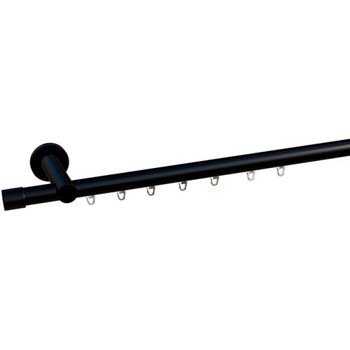 4068585002440 - Gardinenstange INDEKO Bern Gardinenstangen Gr L 260 cm 1 St 2 läufig weiß (weiß chromfarben) Gardinenstangen nach Maß Innenlauf Komplett-Set inkl Gleitern und Montagematerial