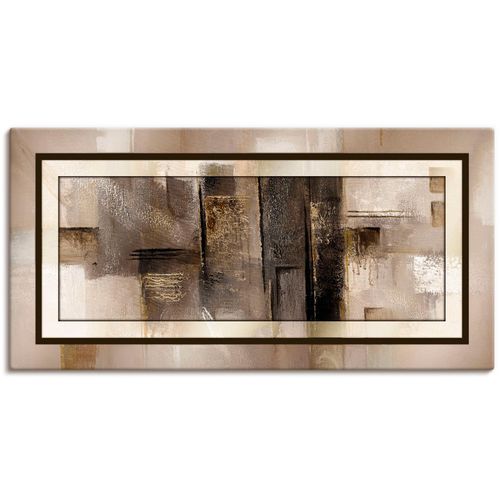 4059745025775 - Wandbild ARTLAND Quadrate - abstrakt 1 Bilder Gr B H 150 cm x 75 cm Leinwandbild Muster 1 St goldfarben Bild Poster Bilder als Alubild Leinwandbild Wandaufkleber oder in versch Größen