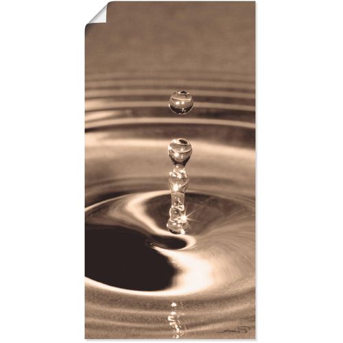 4055327421270 - Wandbild ARTLAND Die Elemente Wasser Bilder Gr B H 30 cm x 60 cm Poster Zen Bilder Hochformat 1 St beige (natur) Kunstdrucke als Alubild Leinwandbild Wandaufkleber oder Poster in versch Größen