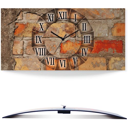 4059745811620 - Wanduhr ARTLAND Antike Uhr Wanduhren Gr B H T 60 cm x 30 cm x 03 cm Funkuhr braun Wanduhren 3D Optik gebogen mit Quarz- oder Funkuhrwerk versch Größen 4059745811620 - Wanduhr ARTLAND Antike Uhr Wanduhren Gr B H T 60 cm x 30 cm x 03 cm Funkuhr braun Wanduhren 3D Optik gebogen mit Quarz- oder Funkuhrwerk versch Größen