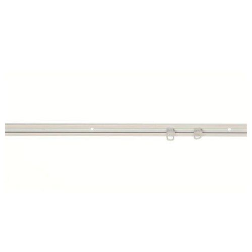 4004339380877 - Gardinenschiene INDEKO Pescara Gardinenstangen Gr L 200 cm 1 läufig weiß Gardinenschienen Gardinenstangen Innenlauf Komplett-Set inkl Gleitern und Montagematerial