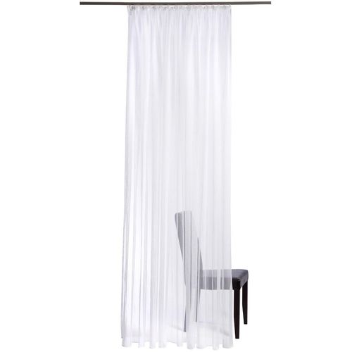 4043343585007 - Gardine Garland Gardinen Gr 145 cm Kräuselband 450 cm weiß Kräuselband Gardine Kräuselgardine weiß transparent Makrame Wohnzimmer Schlafzimmer