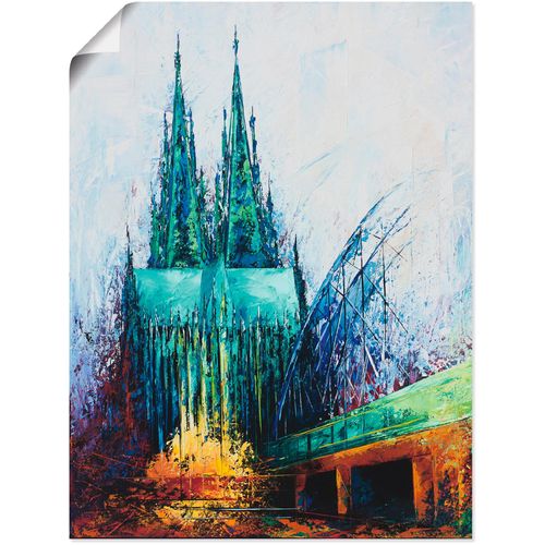 4059745941600 - Wandbild ARTLAND Kölner Dom Bilder Gr B H 45 cm x 60 cm Poster Deutschland 1 St blau Kunstdrucke Bilder als Alubild Leinwandbild Wandaufkleber oder Poster in versch Größen 4059745941600 - Wandbild ARTLAND Kölner Dom Bilder Gr B H 45 cm x 60 cm Poster Deutschland 1 St blau Kunstdrucke Bilder als Alubild Leinwandbild Wandaufkleber oder Poster in versch Größen