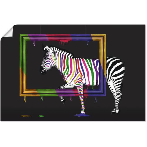 4059745133111 - Wandbild ARTLAND Das Regenbogen Zebra Bilder Gr B H 90 cm x 60 cm Poster Animal Fantasy 1 St bunt Bild Kunstdruck Kunstdrucke Bilder als Alubild Leinwandbild Wandaufkleber oder Poster in versch Größen 4059745133111 - Wandbild ARTLAND Das Regenbogen Zebra Bilder Gr B H 90 cm x 60 cm Poster Animal Fantasy 1 St bunt Bild Kunstdruck Kunstdrucke Bilder als Alubild Leinwandbild Wandaufkleber oder Poster in versch Größen