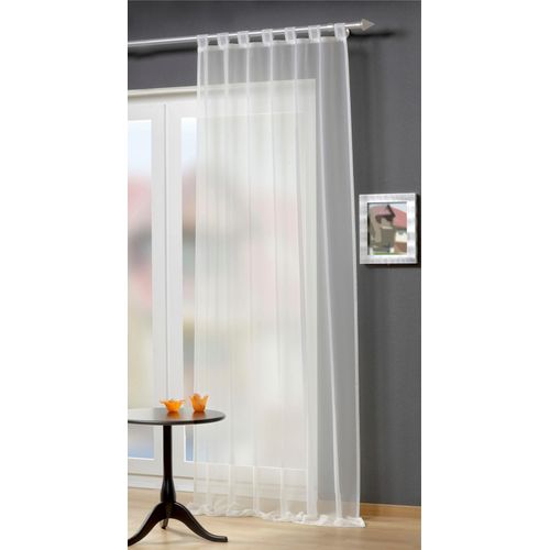 4056751295222 - Vorhang HOME WOHNIDEEN ALPHA Gardinen Gr 245 cm Schlaufen 140 cm weiß Schlaufen Gardine HxB 245x140 preisgünstiger Uni-Schlaufenschal 4056751295222 - Vorhang HOME WOHNIDEEN ALPHA Gardinen Gr 245 cm Schlaufen 140 cm weiß Schlaufen Gardine HxB 245x140 preisgünstiger Uni-Schlaufenschal