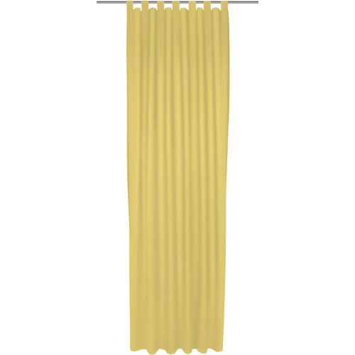 4004567451578 - Vorhang WIRTH Uni Collection gelb B142cm H145cm Baumwolle (Bio-Baumwolle) Gardinen nach Maß