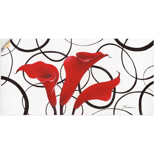 4057738248422 - Wandbild ARTLAND Callas Bilder Gr B H 100 cm x 50 cm Wandaufkleber - Vinyl Blumen 1 St schwarz Bild Poster Bilder als Alubild Leinwandbild Wandaufkleber oder in versch Größen 4057738248422 - Wandbild ARTLAND Callas Bilder Gr B H 100 cm x 50 cm Wandaufkleber - Vinyl Blumen 1 St schwarz Bild Poster Bilder als Alubild Leinwandbild Wandaufkleber oder in versch Größen