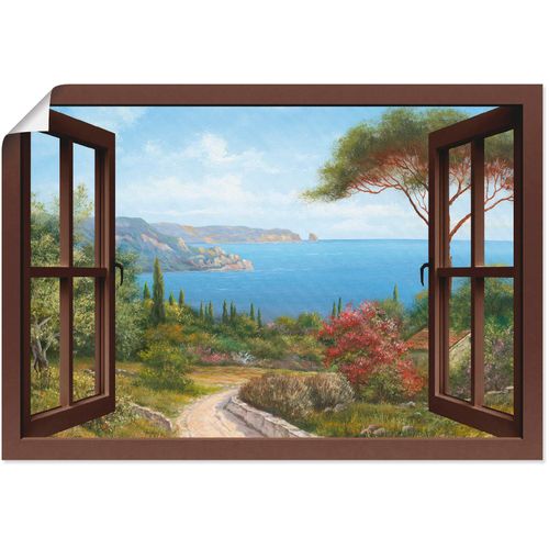 4055327644983 - Wandbild ARTLAND Fensterblick Frühlingsmorgen Bilder Gr B H 100 cm x 70 cm Poster Fensterblick 1 St braun Bild Leinwandbild Kunstdrucke Bilder als Leinwandbild Wandaufkleber oder Poster in versch Größen 4055327644983 - Wandbild ARTLAND Fensterblick Frühlingsmorgen Bilder Gr B H 100 cm x 70 cm Poster Fensterblick 1 St braun Bild Leinwandbild Kunstdrucke Bilder als Leinwandbild Wandaufkleber oder Poster in versch Größen