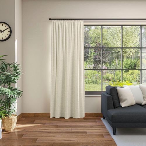 4006470492013 - Vorhang NEUTEX FOR YOU Inuit Gardinen Gr 245 cm Kräuselband 145 cm beige (creme) Kräuselband Uni mit Samtoptik 4006470492013 - Vorhang NEUTEX FOR YOU Inuit Gardinen Gr 245 cm Kräuselband 145 cm beige (creme) Kräuselband Uni mit Samtoptik