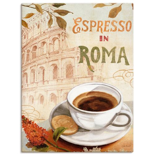 4055327756785 - Wandbild ARTLAND Kaffee in Europa III Bilder Gr B H 30 cm x 40 cm Leinwandbild Getränke Hochformat 1 St braun Bild Leinwandbild Kunstdrucke Bilder als Leinwandbild Wandaufkleber oder Poster in versch Größen