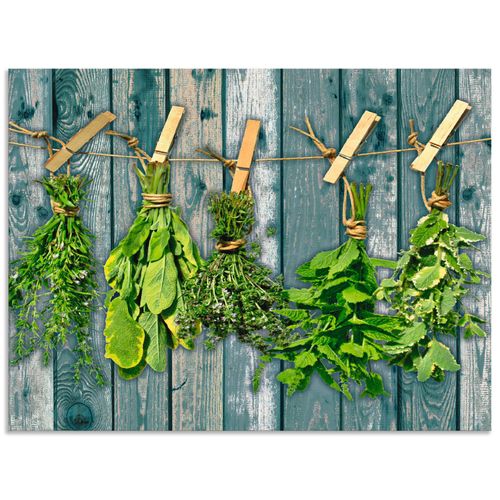 4059745834483 - Wandbild ARTLAND Kräuter mit Holzoptik Bilder Gr B H 40 cm x 30 cm Alu-Dibond-Druck Pflanzen Querformat 1 St grün Bild Poster Bilder als Alubild Leinwandbild Wandaufkleber oder in versch Größen 4059745834483 - Wandbild ARTLAND Kräuter mit Holzoptik Bilder Gr B H 40 cm x 30 cm Alu-Dibond-Druck Pflanzen Querformat 1 St grün Bild Poster Bilder als Alubild Leinwandbild Wandaufkleber oder in versch Größen