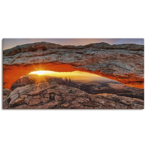 4059745928878 - Wandbild ARTLAND Iconic Mesa Arch Bilder Gr B H 150 cm x 75 cm Leinwandbild Felsen Querformat 1 St rot Bild Leinwandbild Kunstdrucke Bilder als Alubild Leinwandbild Wandaufkleber oder Poster in versch Größen 4059745928878 - Wandbild ARTLAND Iconic Mesa Arch Bilder Gr B H 150 cm x 75 cm Leinwandbild Felsen Querformat 1 St rot Bild Leinwandbild Kunstdrucke Bilder als Alubild Leinwandbild Wandaufkleber oder Poster in versch Größen