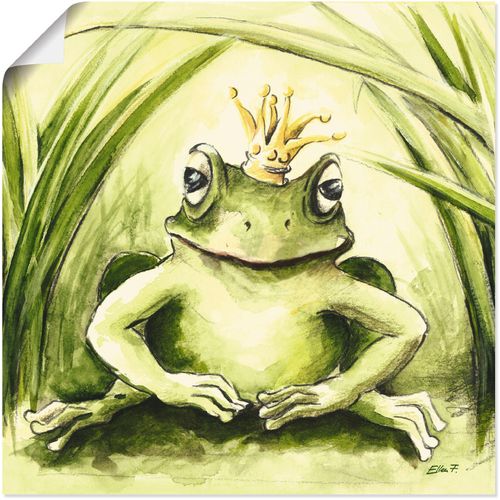 4055327269728 - Wandbild ARTLAND Kleiner Frosch Bilder Gr B H 50 cm x 50 cm Poster Geschichten & Märchen 1 St grün Bild Poster Bilder als Alubild Leinwandbild Wandaufkleber oder in versch Größen 4055327269728 - Wandbild ARTLAND Kleiner Frosch Bilder Gr B H 50 cm x 50 cm Poster Geschichten & Märchen 1 St grün Bild Poster Bilder als Alubild Leinwandbild Wandaufkleber oder in versch Größen