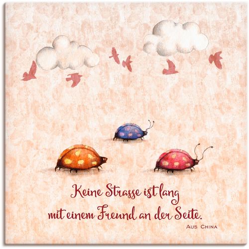 4057738108542 - Wandbild ARTLAND Lebensweisheit Freunde Bilder Gr B H 30 cm x 30 cm Leinwandbild Tiere 1 St beige (naturfarben) Bild Kunstdruck Poster Bilder als Alubild Leinwandbild Wandaufkleber oder in versch Größen 4057738108542 - Wandbild ARTLAND Lebensweisheit Freunde Bilder Gr B H 30 cm x 30 cm Leinwandbild Tiere 1 St beige (naturfarben) Bild Kunstdruck Poster Bilder als Alubild Leinwandbild Wandaufkleber oder in versch Größen