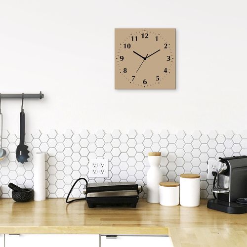 4062144126660 - Wanduhr ARTLAND Uni Trendfarben Wanduhren Gr B H T 30 cm x 30 cm x 03 cm Funkuhr 12 Ziffern beige Wanduhren wahlweise mit Quarz- oder Funhuhrwerk lautlos ohne Tickgeräusche 4062144126660 - Wanduhr ARTLAND Uni Trendfarben Wanduhren Gr B H T 30 cm x 30 cm x 03 cm Funkuhr 12 Ziffern beige Wanduhren wahlweise mit Quarz- oder Funhuhrwerk lautlos ohne Tickgeräusche