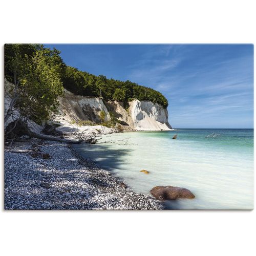 4059745017305 - Wandbild ARTLAND Kreidefelsen auf der Insel Rügen III Bilder Gr B H 60 cm x 40 cm Leinwandbild Küste 1 St blau Kunstdrucke Bilder als Alubild Leinwandbild Wandaufkleber oder Poster in versch Größen