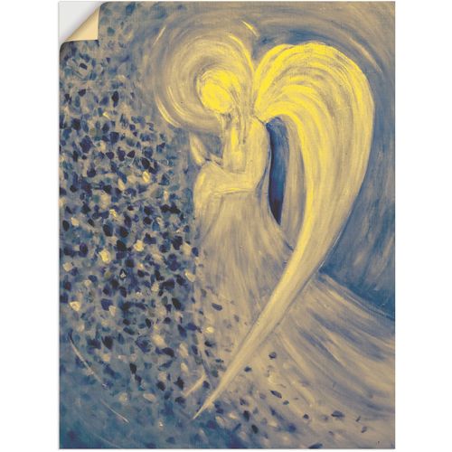 4059745061506 - Wandbild ARTLAND Engel der Nacht Bilder Gr B H 60 cm x 80 cm Wandaufkleber - Vinyl Religion 1 St blau Bild Kunstdruck Kunstdrucke Bilder als Alubild Leinwandbild Wandaufkleber oder Poster in versch Größen