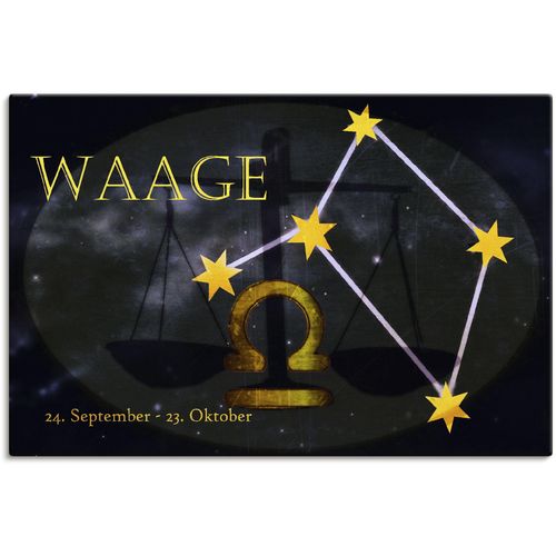 4062144659199 - Wandbild ARTLAND Sternzeichen - Waage Bilder Gr B H 30 cm x 20 cm Leinwandbild Bilder von Sternzeichen Querformat 1 St gelb Kunstdrucke als Alubild Leinwandbild Wandaufkleber oder Poster in versch Größen 4062144659199 - Wandbild ARTLAND Sternzeichen - Waage Bilder Gr B H 30 cm x 20 cm Leinwandbild Bilder von Sternzeichen Querformat 1 St gelb Kunstdrucke als Alubild Leinwandbild Wandaufkleber oder Poster in versch Größen