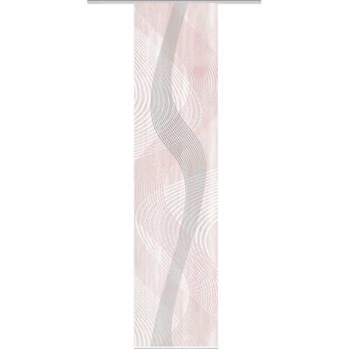 4056751337212 - Schiebegardine VISION S VALESI Gr 1 lila (mauve) B60cm H260cm Polyester Gardinen HxB 260x60 Schiebevorhang Bambus-Optik Digitaldruck