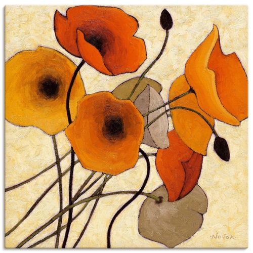 4055327718295 - Wandbild ARTLAND Kürbismohn II Bilder Gr B H 40 cm x 40 cm Leinwandbild Blumen quadratisch 1 St orange Bild Poster Bilder als Leinwandbild Wandaufkleber oder in versch Größen 4055327718295 - Wandbild ARTLAND Kürbismohn II Bilder Gr B H 40 cm x 40 cm Leinwandbild Blumen quadratisch 1 St orange Bild Poster Bilder als Leinwandbild Wandaufkleber oder in versch Größen