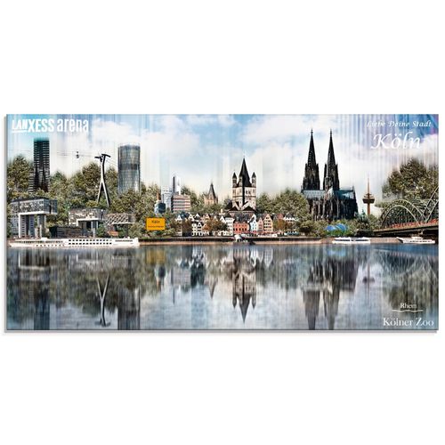 4055327341172 - Glasbild ARTLAND Köln Skyline Abstrakte Collage 20 Bilder Gr B H 60 cm x 30 cm Glasbild Deutschland Querformat 1 St blau Bild Glasbild Glasbilder Bilder in verschiedenen Größen 4055327341172 - Glasbild ARTLAND Köln Skyline Abstrakte Collage 20 Bilder Gr B H 60 cm x 30 cm Glasbild Deutschland Querformat 1 St blau Bild Glasbild Glasbilder Bilder in verschiedenen Größen