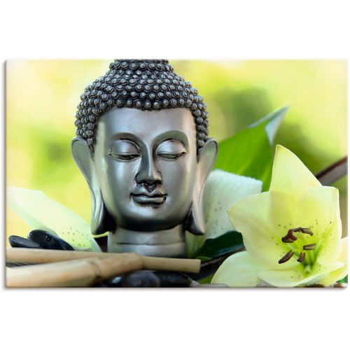 4062144668528 - Wandbild ARTLAND Entspannung und Ruhe mit Buddha Bilder Gr B H 60 cm x 40 cm Leinwandbild Buddhismus Querformat 1 St grün Kunstdrucke als Alubild Leinwandbild Wandaufkleber oder Poster in versch Größen 4062144668528 - Wandbild ARTLAND Entspannung und Ruhe mit Buddha Bilder Gr B H 60 cm x 40 cm Leinwandbild Buddhismus Querformat 1 St grün Kunstdrucke als Alubild Leinwandbild Wandaufkleber oder Poster in versch Größen
