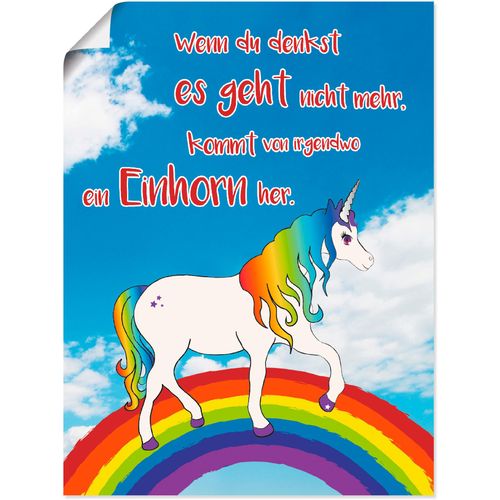 4059745527491 - Wandbild ARTLAND Einhorn mit Regenbogen Bilder Gr B H 45 cm x 60 cm Poster Animal Fantasy 1 St bunt Bild Poster Bilder als Leinwandbild Wandaufkleber oder in versch Größen 4059745527491 - Wandbild ARTLAND Einhorn mit Regenbogen Bilder Gr B H 45 cm x 60 cm Poster Animal Fantasy 1 St bunt Bild Poster Bilder als Leinwandbild Wandaufkleber oder in versch Größen