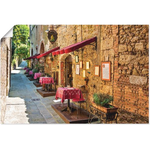4058661352613 - Wandbild ARTLAND Toskana II Bilder Gr B H 30 cm x 20 cm Poster Europa 1 St orange Bild Kunstdruck Kunstdrucke Bilder als Alubild Leinwandbild Wandaufkleber oder Poster in versch Größen