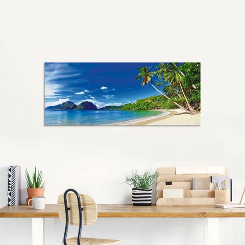 4062144162910 - Glasbild ARTLAND Paradies Bilder Gr B H 80 cm x 60 cm Glasbild Küste 1 St blau Glasbilder in verschiedenen Größen 4062144162910 - Glasbild ARTLAND Paradies Bilder Gr B H 80 cm x 60 cm Glasbild Küste 1 St blau Glasbilder in verschiedenen Größen
