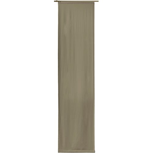 4004567217808 - Schiebegardine WIRTH Newbury Gr 1 braun (schlamm) B57cm H145cm Jacquard Baumwolle Polyester Gardinen Ohne Befestigungszubehör Breite 57 cm