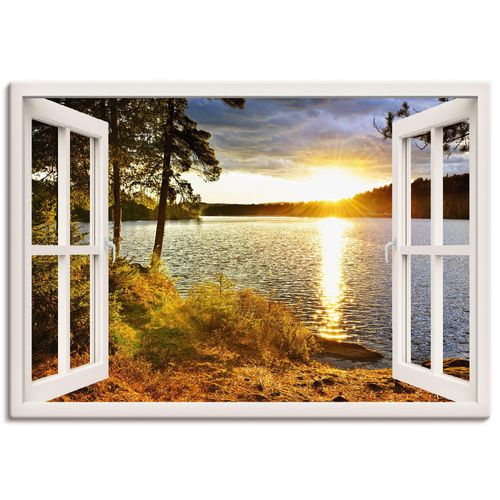 4059745627542 - Wandbild ARTLAND Sonnenuntergang im Algonquin Park Bilder Gr B H 70 cm x 50 cm Leinwandbild Fensterblick Querformat 1 St bunt Bild Leinwandbild Kunstdrucke Bilder als Leinwandbild Wandaufkleber oder Poster in versch Größen 4059745627542 - Wandbild ARTLAND Sonnenuntergang im Algonquin Park Bilder Gr B H 70 cm x 50 cm Leinwandbild Fensterblick Querformat 1 St bunt Bild Leinwandbild Kunstdrucke Bilder als Leinwandbild Wandaufkleber oder Poster in versch Größen