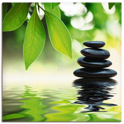 4055327253093 - Wandbild ARTLAND Zen Steinpyramide auf Wasseroberfläche Bilder Gr B H 50 cm x 50 cm Leinwandbild Zen quadratisch 1 St grün Bild Poster Bilder als Alubild Leinwandbild Wandaufkleber oder in versch Größen 4055327253093 - Wandbild ARTLAND Zen Steinpyramide auf Wasseroberfläche Bilder Gr B H 50 cm x 50 cm Leinwandbild Zen quadratisch 1 St grün Bild Poster Bilder als Alubild Leinwandbild Wandaufkleber oder in versch Größen