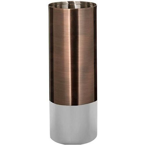 4042911571244 - Tischvase FINK VITO silber (silberfarben bronzefarben matt) Vasen H 20cm Ø 13cm Edelstahl aus Edelstahl poliert und gebürstet H20cm 4042911571244 - Tischvase FINK VITO silber (silberfarben bronzefarben matt) Vasen H 20cm Ø 13cm Edelstahl aus Edelstahl poliert und gebürstet H20cm