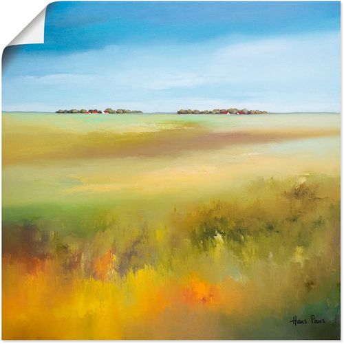 4055327434102 - Wandbild ARTLAND Landschaft I Bilder Gr B H 40 cm x 40 cm Poster Felder 1 St grün Bild Kunstdruck Kunstdrucke Bilder als Leinwandbild Wandaufkleber oder Poster in versch Größen