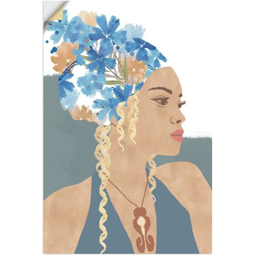 4062144700976 - Wandbild ARTLAND Maia in voller Blüte Bilder Gr B H 60 cm x 90 cm Wandaufkleber - Vinyl Portrait Hochformat 1 St blau Kunstdrucke als Alubild Leinwandbild Wandaufkleber oder Poster in versch Größen 4062144700976 - Wandbild ARTLAND Maia in voller Blüte Bilder Gr B H 60 cm x 90 cm Wandaufkleber - Vinyl Portrait Hochformat 1 St blau Kunstdrucke als Alubild Leinwandbild Wandaufkleber oder Poster in versch Größen