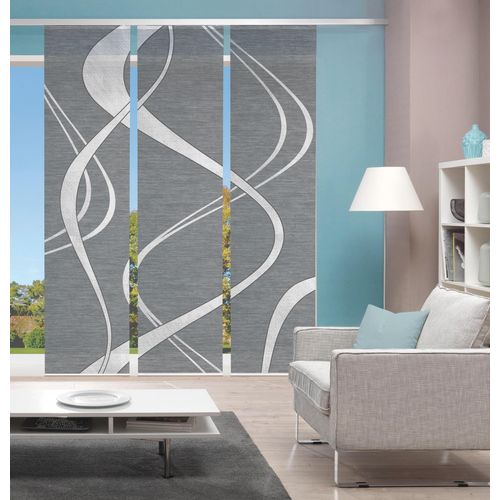 4056751381550 - Schiebegardine VISION S TIBANO MITTE Gr 1 grau (anthrazit) B60cm H260cm Polyester Gardinen HxB 260x60 BAMBUS OPTIK 4056751381550 - Schiebegardine VISION S TIBANO MITTE Gr 1 grau (anthrazit) B60cm H260cm Polyester Gardinen HxB 260x60 BAMBUS OPTIK