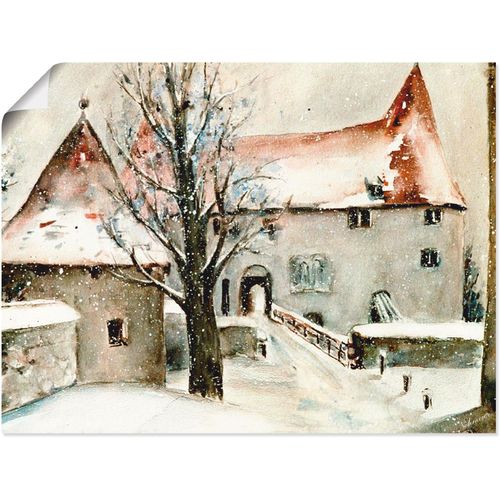 4055327534895 - Wandbild ARTLAND Winter auf der Burg Bilder Gr B H 40 cm x 30 cm Poster Gebäude 1 St grau Bild Kunstdruck Leinwandbild Kunstdrucke Bilder als Leinwandbild Wandaufkleber oder Poster in versch Größen 4055327534895 - Wandbild ARTLAND Winter auf der Burg Bilder Gr B H 40 cm x 30 cm Poster Gebäude 1 St grau Bild Kunstdruck Leinwandbild Kunstdrucke Bilder als Leinwandbild Wandaufkleber oder Poster in versch Größen