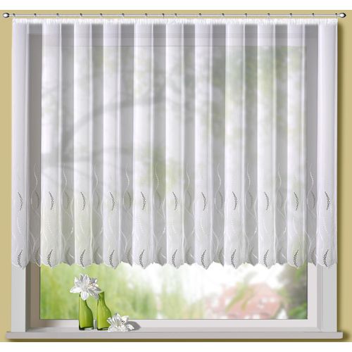 4028298290619 - Gardine STICKEREIEN PLAUEN Ramona Gr 1 grün (weiß grün) Gardinen 145cm Kräuselband 300cm Polyester veredelt mit echter Plauener Spitze Stickerei B300cm H145cm 4028298290619 - Gardine STICKEREIEN PLAUEN Ramona Gr 1 grün (weiß grün) Gardinen 145cm Kräuselband 300cm Polyester veredelt mit echter Plauener Spitze Stickerei B300cm H145cm