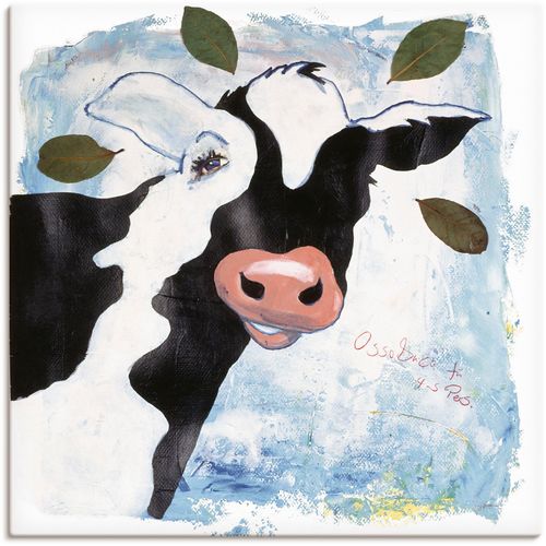 4055327139380 - Wandbild ARTLAND Lorbeerkuh Bilder Gr B H 30 cm x 30 cm Leinwandbild Kuhbilder quadratisch 1 St blau Kunstdrucke als Alubild Leinwandbild Wandaufkleber oder Poster in versch Größen 4055327139380 - Wandbild ARTLAND Lorbeerkuh Bilder Gr B H 30 cm x 30 cm Leinwandbild Kuhbilder quadratisch 1 St blau Kunstdrucke als Alubild Leinwandbild Wandaufkleber oder Poster in versch Größen