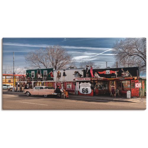 4059745880602 - Wandbild ARTLAND Historische Route 66 in Seligman Bilder Gr B H 60 cm x 30 cm Leinwandbild Amerika 1 St bunt Bild Kunstdruck Kunstdrucke Bilder als Alubild Leinwandbild Wandaufkleber oder Poster in versch Größen