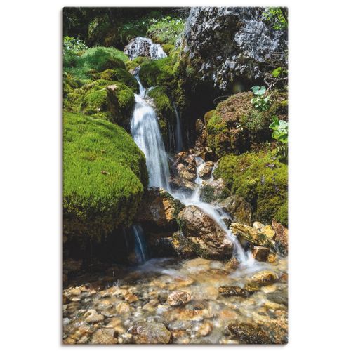 4059745556903 - Wandbild ARTLAND Kleiner Wasserfall in den Bergen Bilder Gr B H 20 cm x 30 cm Leinwandbild Gewässer Hochformat 1 St grün Bild Leinwandbild Kunstdrucke Bilder als Alubild Leinwandbild Wandaufkleber oder Poster in versch Größen 4059745556903 - Wandbild ARTLAND Kleiner Wasserfall in den Bergen Bilder Gr B H 20 cm x 30 cm Leinwandbild Gewässer Hochformat 1 St grün Bild Leinwandbild Kunstdrucke Bilder als Alubild Leinwandbild Wandaufkleber oder Poster in versch Größen