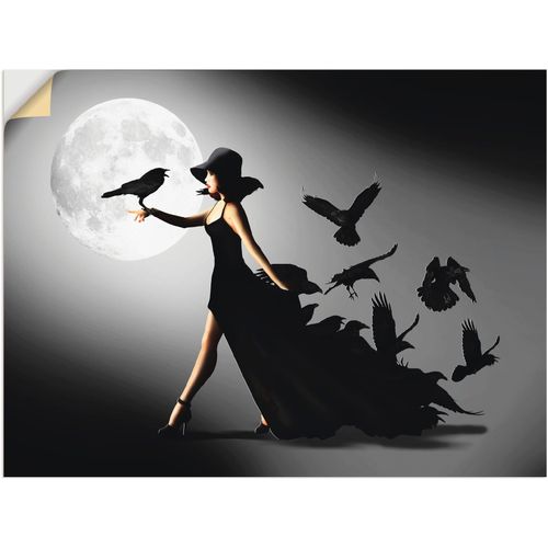 4059745851725 - Wandbild ARTLAND Die Frau mit den Raben Bilder Gr B H 40 cm x 30 cm Wandaufkleber - Vinyl Animal Fantasy 1 St schwarz Bild Kunstdruck Leinwandbild Kunstdrucke Bilder als Alubild Leinwandbild Wandaufkleber oder Poster in versch Größen 4059745851725 - Wandbild ARTLAND Die Frau mit den Raben Bilder Gr B H 40 cm x 30 cm Wandaufkleber - Vinyl Animal Fantasy 1 St schwarz Bild Kunstdruck Leinwandbild Kunstdrucke Bilder als Alubild Leinwandbild Wandaufkleber oder Poster in versch Größen