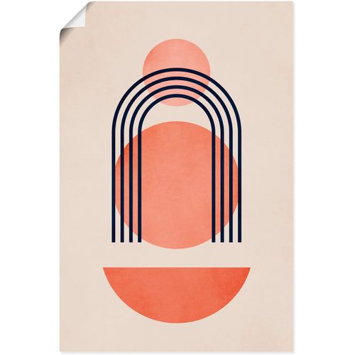 4062144773772 - Wandbild ARTLAND Geometrica Nr 7 Bilder Gr B H 80 cm x 120 cm Poster Muster Hochformat 1 St beige (naturfarben) Kunstdrucke als Alubild Leinwandbild Wandaufkleber oder Poster in versch Größen