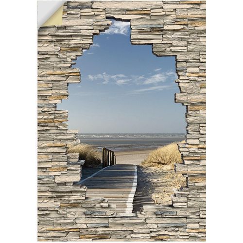4062144713433 - Wandbild ARTLAND Nordseestrand Langeoog Steg Stein Mauer Bilder Gr B H 50 cm x 70 cm Wandaufkleber - Vinyl Strandbilder Hochformat 1 St beige (naturfarben) Kunstdrucke als Alubild Leinwandbild Wandaufkleber oder Poster in versch Größen 4062144713433 - Wandbild ARTLAND Nordseestrand Langeoog Steg Stein Mauer Bilder Gr B H 50 cm x 70 cm Wandaufkleber - Vinyl Strandbilder Hochformat 1 St beige (naturfarben) Kunstdrucke als Alubild Leinwandbild Wandaufkleber oder Poster in versch Größen