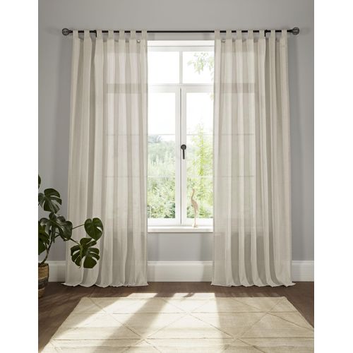 4004567290610 - andas Vorhang »Elby 1« (1 St) transparent basic monochrom bis 295 cm Länge 4004567290610 - andas Vorhang »Elby 1« (1 St) transparent basic monochrom bis 295 cm Länge