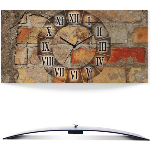 4059745811613 - Wanduhr ARTLAND Antike Uhr Wanduhren Gr B H T 50 cm x 25 cm x 03 cm Funkuhr braun Wanduhren 3D Optik gebogen mit Quarz- oder Funkuhrwerk versch Größen 4059745811613 - Wanduhr ARTLAND Antike Uhr Wanduhren Gr B H T 50 cm x 25 cm x 03 cm Funkuhr braun Wanduhren 3D Optik gebogen mit Quarz- oder Funkuhrwerk versch Größen