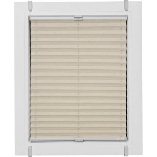 4001442892433 - Plissee One Size Style Crush Plissees Gr 130 cm zweiseitig verschiebbar 70 cm beige (sand grau grau) Plissees ohne Bohren Zubehörfarbe zum Klemmen 4001442892433 - Plissee One Size Style Crush Plissees Gr 130 cm zweiseitig verschiebbar 70 cm beige (sand grau grau) Plissees ohne Bohren Zubehörfarbe zum Klemmen