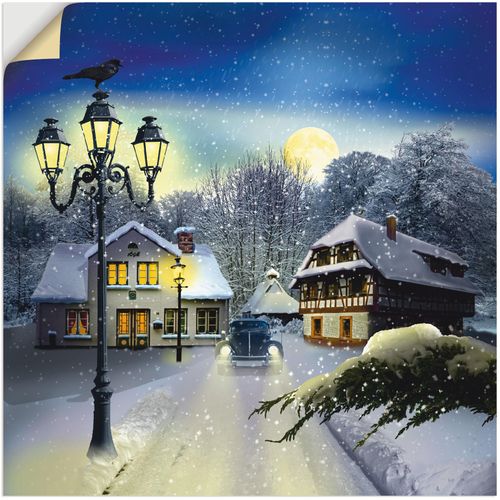 4062144315415 - Wandbild ARTLAND Winterzeit Bilder Gr B H 50 cm x 50 cm Wandaufkleber - Vinyl Vier Jahreszeiten 1 St blau Bild Kunstdruck Poster Bilder als Leinwandbild Wandaufkleber oder in versch Größen 4062144315415 - Wandbild ARTLAND Winterzeit Bilder Gr B H 50 cm x 50 cm Wandaufkleber - Vinyl Vier Jahreszeiten 1 St blau Bild Kunstdruck Poster Bilder als Leinwandbild Wandaufkleber oder in versch Größen